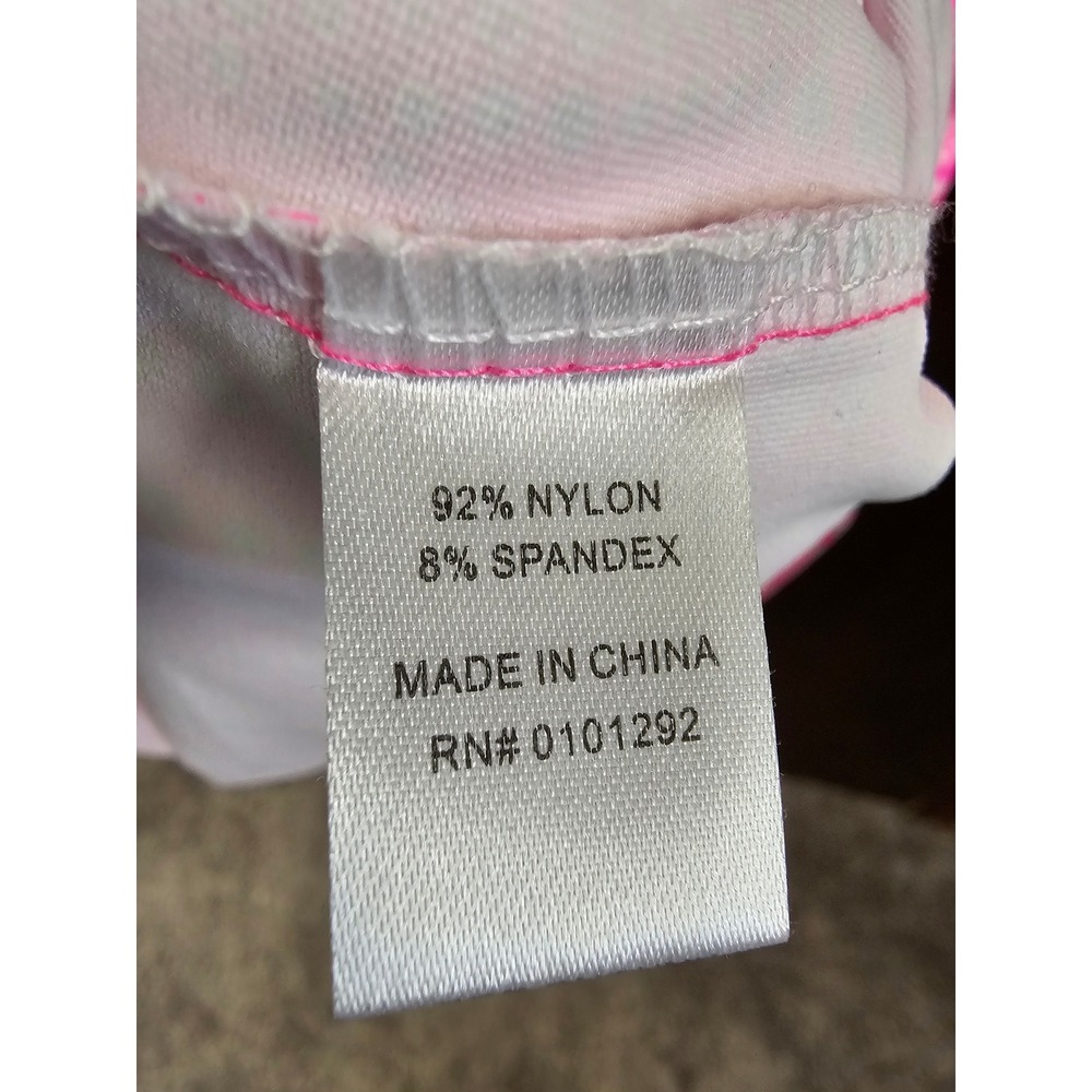 Lulu-B Pink White Geometric Dot Sleeveless Shift Dress Womens Small - Picture 6 of 9